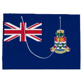 Fahne der Kaimaninseln Große Geschenktüte (Rückseite)