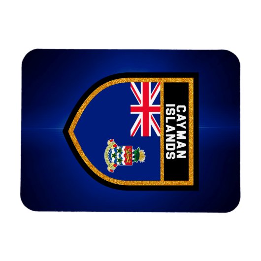 Fahne der Kaimaninseln Magnet (Horizontal)