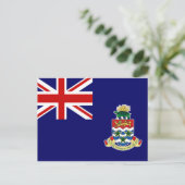 Fahne der Kaimaninseln Postkarte (Stehend Vorderseite)