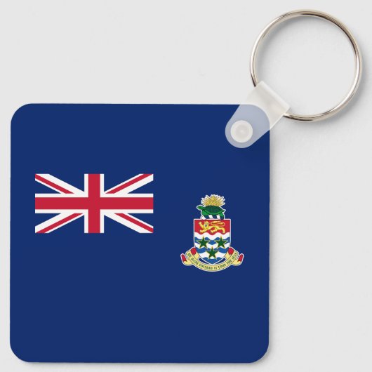 Fahne der Kaimaninseln Schlüsselanhänger (Rückseite)