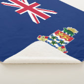 Fahne der Kaimaninseln Sherpadecke (3/4)