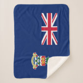 Fahne der Kaimaninseln Sherpadecke (Vorderseite)