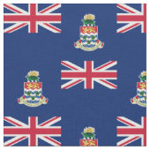 Fahne der Kaimaninseln Stoff (Nahaufnahme)