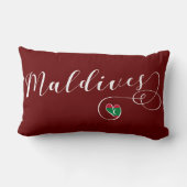 Fahne der Malediven, Maledivisches Herz Lendenkissen (Rückseite)