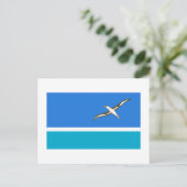 Fahne der Midway Islands Postkarte (Stehend Vorderseite)