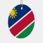 Fahne der Namibia-Ornament Keramikornament (Rechts)