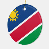 Fahne der Namibia-Ornament Keramikornament (Links)