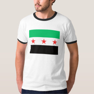 Fahne der neuen syrischen Freiheit nach der Revolu T-Shirt