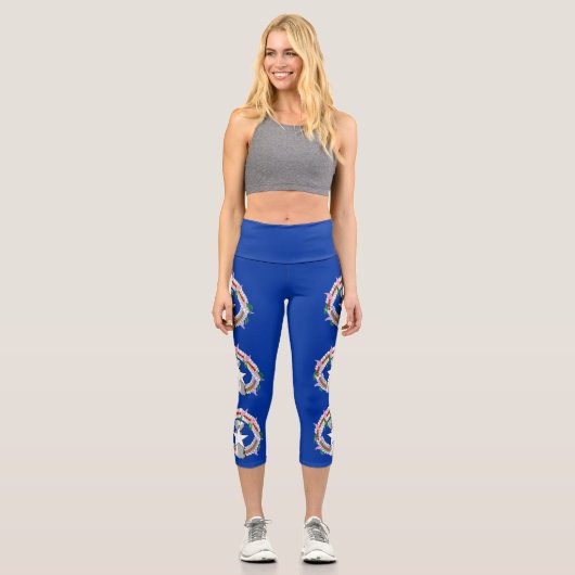 Fahne der Nördlichen Marianen Capri Leggings (Vorderseite)