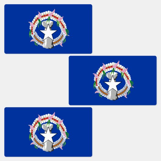 Fahne der Nördlichen Marianen Etiketten (Gruppe)