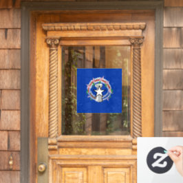 Fahne der Nördlichen Marianen Fensteraufkleber