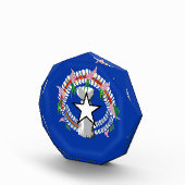 Fahne der Nördlichen Marianen Fotoblock (Rechts)