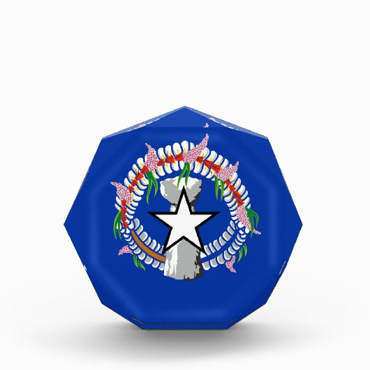 Fahne der Nördlichen Marianen Fotoblock (Vorderseite)