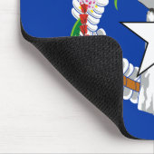 Fahne der Nördlichen Marianen Mousepad (Ecke)