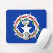 Fahne der Nördlichen Marianen Mousepad (Mit Mouse)