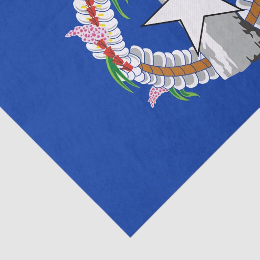 Fahne der Nördlichen Marianen Seidenpapier (Ausschnitt)