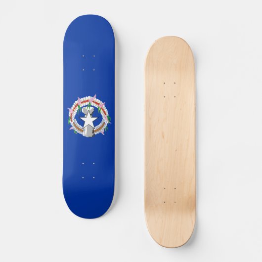 Fahne der Nördlichen Marianen Skateboard (Vorderseite)