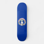 Fahne der Nördlichen Marianen Skateboard (Vorderseite)
