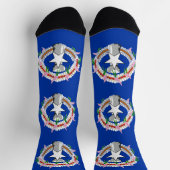 Fahne der Nördlichen Marianen Socken (Oben)