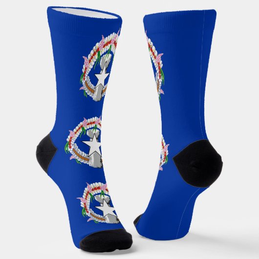 Fahne der Nördlichen Marianen Socken (Gewinkelt)