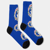 Fahne der Nördlichen Marianen Socken (Rechts)