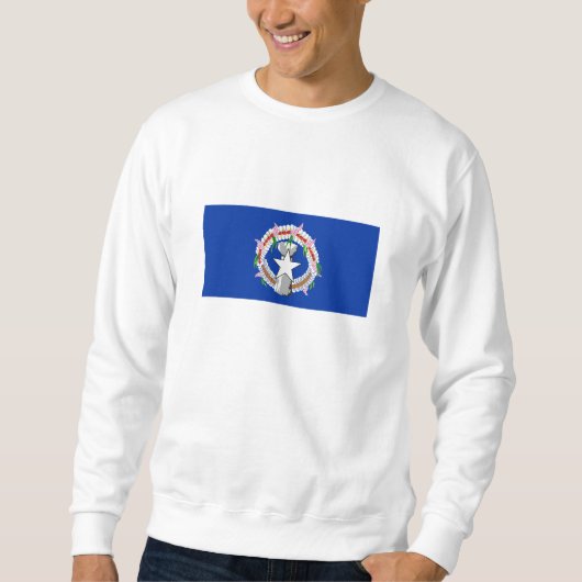 Fahne der Nördlichen Marianen Sweatshirt (Vorderseite)