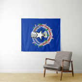 Fahne der Nördlichen Marianen Wandteppich (Beispiel (Horizontal))