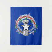 Fahne der Nördlichen Marianen Wandteppich (Vorderseite)