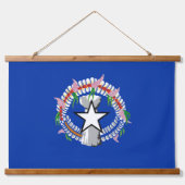 Fahne der Nördlichen Marianen Wandteppich Mit Holzrahmen (Vorderseite 2)