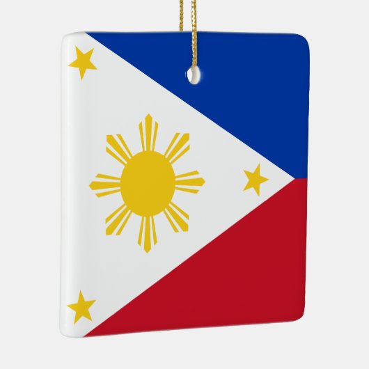 Fahne der Philippinen Keramikornament (Rechts)