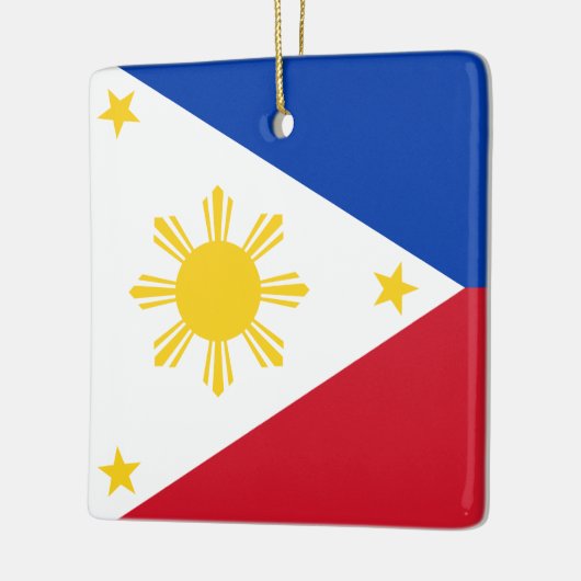 Fahne der Philippinen Keramikornament (Links)