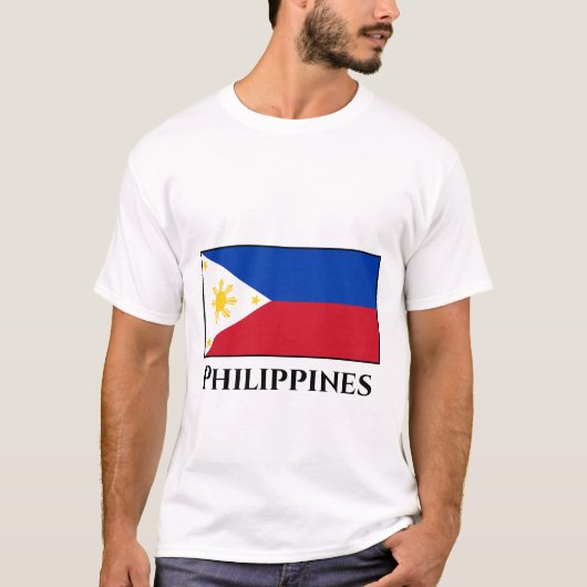 Fahne der Philippinen T-Shirt (Vorderseite)