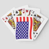 Fahne der republikanischen US Flagge Spielkarten (Rückseite)