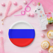 Fahne der russischen Teller auf Papier (Party)