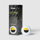 Fahne der sächsisch-andalischen Golfbälle (Verpackungen)