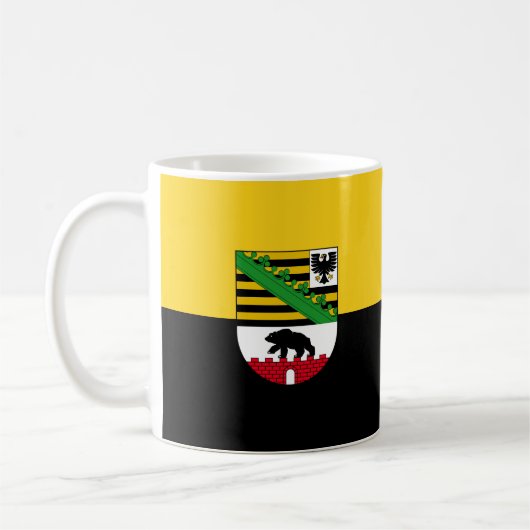 Fahne der sächsisch-andalischen Tasse (Links)