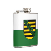 Fahne der sächsischen Hüftflasche Flachmann (Rechts)