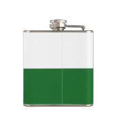 Fahne der sächsischen Hüftflasche Flachmann (Rückseite)
