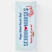 Fahne der Schulkrankenschwester Tages Banner (Vertikal)