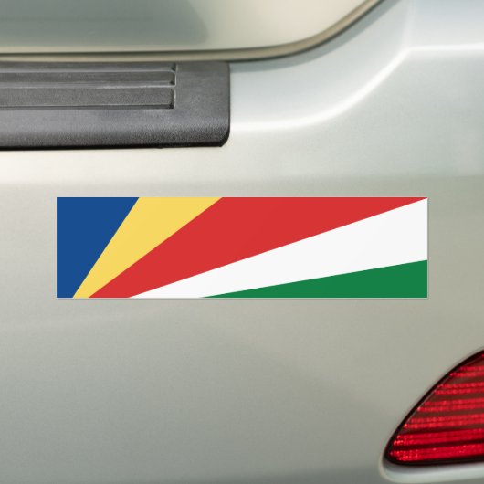 Fahne der Seychellen Autoaufkleber (Auf Auto)