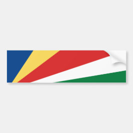 Fahne der Seychellen Autoaufkleber