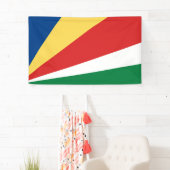 Fahne der Seychellen Banner (Insitu)
