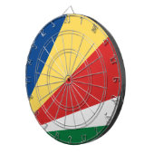 Fahne der Seychellen Dartscheibe (Vorderseite rechts)