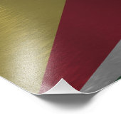 Fahne der Seychellen Fotodruck (Ecke)