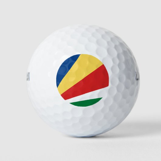 Fahne der Seychellen Golfball (Vorderseite)