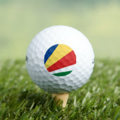 Fahne der Seychellen Golfball (Insitu T-Shirt)