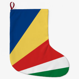 Fahne der Seychellen Großer Weihnachtsstrumpf