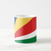 Fahne der Seychellen Kaffeetasse (Mittel)