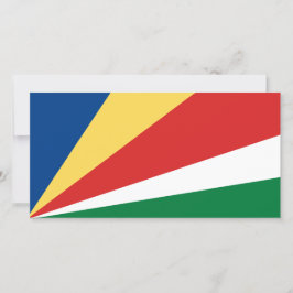 Fahne der Seychellen Karte