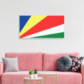 Fahne der Seychellen Leinwanddruck (Insitu (Wohnzimmer))